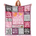 thumbnail image 1 of Cat Mom Blanket 60"x50", Cat Mom Gifts, Cat Lover/Lady Gifts for Women, Cat Mom Gifts for Women, Cat Gifts for Cat Lovers, Gifts for Cat Mom, Funny Cat Gift, Best Cat Mom Ever Gifts, 1 of 6