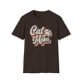 thumbnail image 1 of Cat Mom, Gildan Unisex Softstyle Shirt, Retro Vintage Graphic Shirt, S-3XL, 1 of 3
