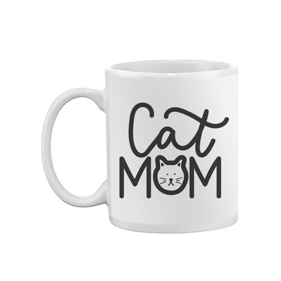 Cat Mom. Mug  -Image by Shutterstock,