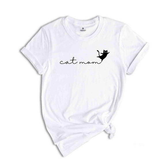 Cat Mom Shirt, Cat Dad Shirt, Cute Shirt, Black Kitty Shirt, Gift for Cat Lover, Cat Mama Shirt, Cat Lover Shirt