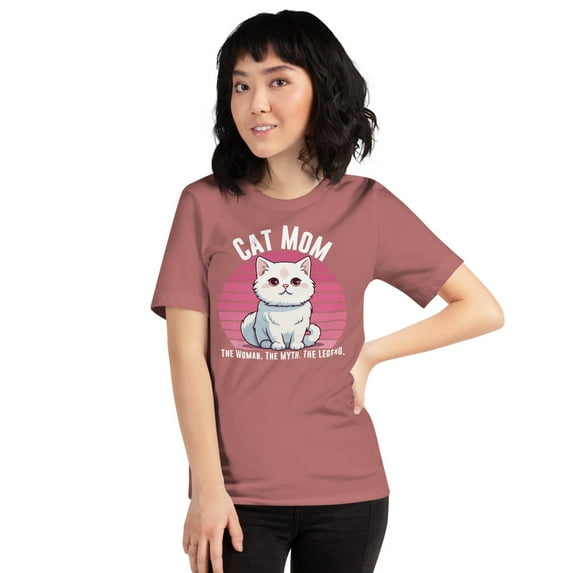 Cat Mom Shirt, Unisex, Cat Lover Shirt, Cat Mama Shirt, Cat Parent Shirt, Cat Owner Shirt, Kitten Lover Shirt, Gift For Cat Lover (Mauve, 3XL)