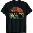thumbnail image 1 of Cat Mommy, Retro Best Cat Mom Ever Funny Cat Lady Cat Lovers T-Shirt, 1 of 4