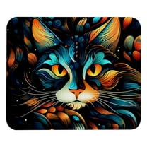 Cat Mouse Pad for Laptop Wireless Mouse Home Office Travel, Portable & Washable