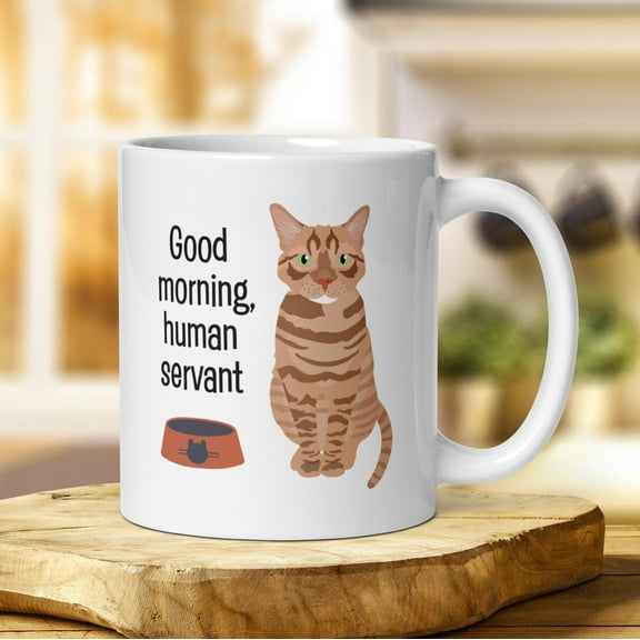 Cat Mug Orange Tabby Cat Gift Gift from the Cat Funny Cat Coffee Mug