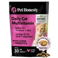 thumbnail image 1 of Cat Multivitamin Crunchy & Creamy Chews - Cat Treats For Health + Immune, Cat Joint Support, Skin & Coat, & Digestion - Omega 3S, Lysine & Probiotic Cat Vitamins - 30 Day Supply, 1 of 5