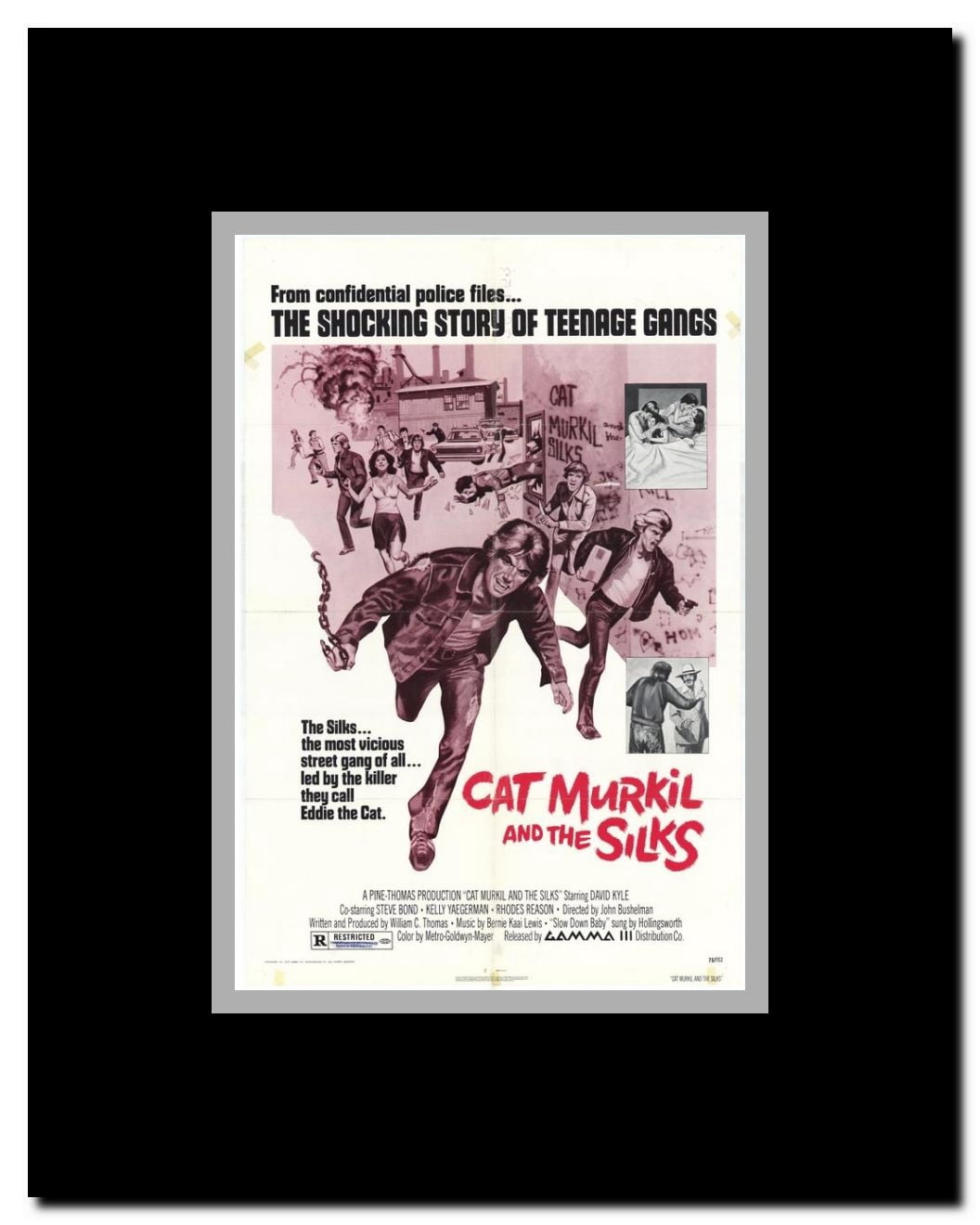 Cat Murkil and the Silks Framed Movie Poster
