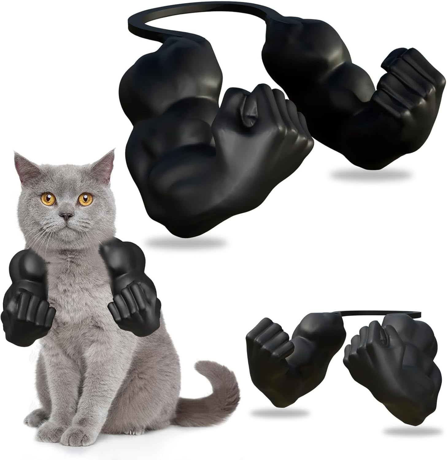 Cat Clothes Muscular Arms For Cats, Cat's Neck Arms With Muscle, 3D ...