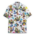 thumbnail image 1 of Cat Music DJ Cat Hawaiian Shirts For Men Funny Cat Disco Hawaii Shirt Short Sleeve Button Down Shirt, 1 of 7