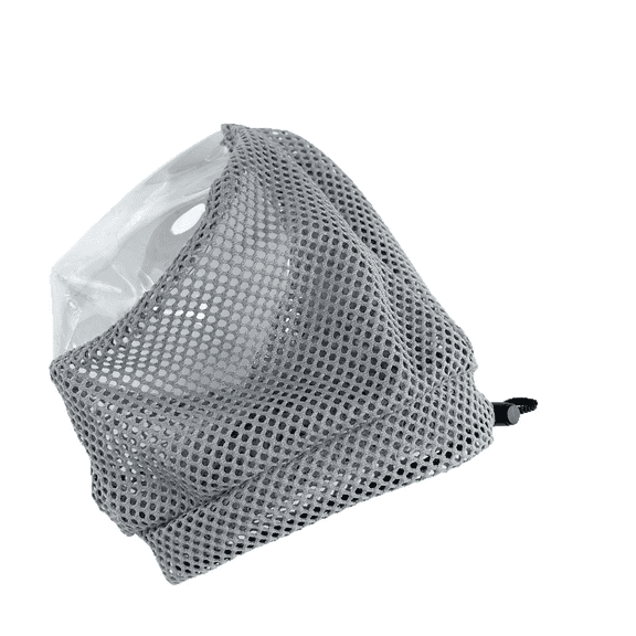 Cat Muzzle, Breathable Mesh Cat Hood With Clear Visor, Anti-Scratch Anti-Bite Cat Grooming Mask For Nail Trimming, Bathing, Vet Visits - Gray, Size S