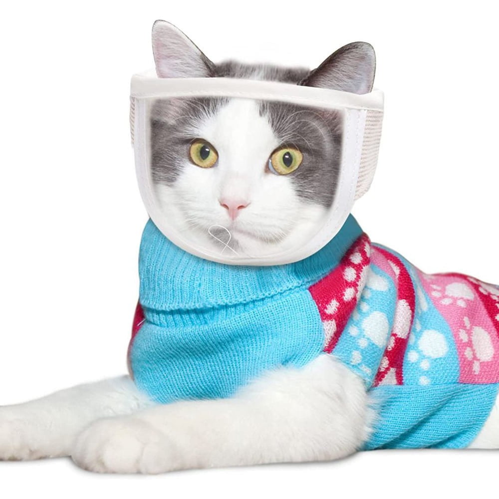 Cat Muzzle for Grooming,Pet Muzzle for Nail Trimming and Bathing
