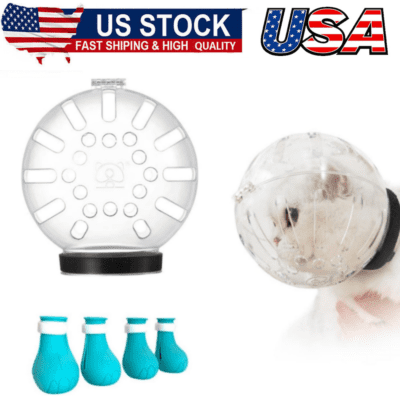 Cat Muzzle and Boots for Grooming, Cat Breathable Muzzle with Anti-Bite