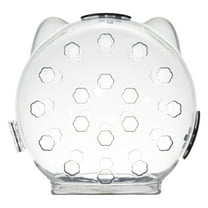 Cat Muzzle for Grooming Breathable Cat Muzzle Transparent Cat Space Hood Ears Shape Design Cat Bubble Muzzle for Bath Nail Trimming