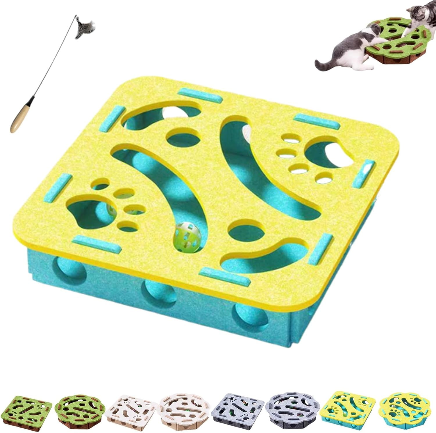 This puzzle toy/nail file from @through.the.lleaves is a great way to leave some dry food or treats out during the day! I love putting crunchies in here before I head to work