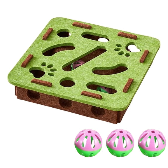 Cat Nail File Enrichment Box, Nail File Box for Cats, Cat Scratch Puzzle Enrichment Box, Stress Free Alternative to Clippers and Grinders
