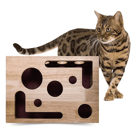 Cat Nail File Scratch Enrichment Box 2026, Cat Scratch Puzzle Enrichment Box, Energy & Instinct Booster,Sandpaper Inside for Indoor Cats Scratching