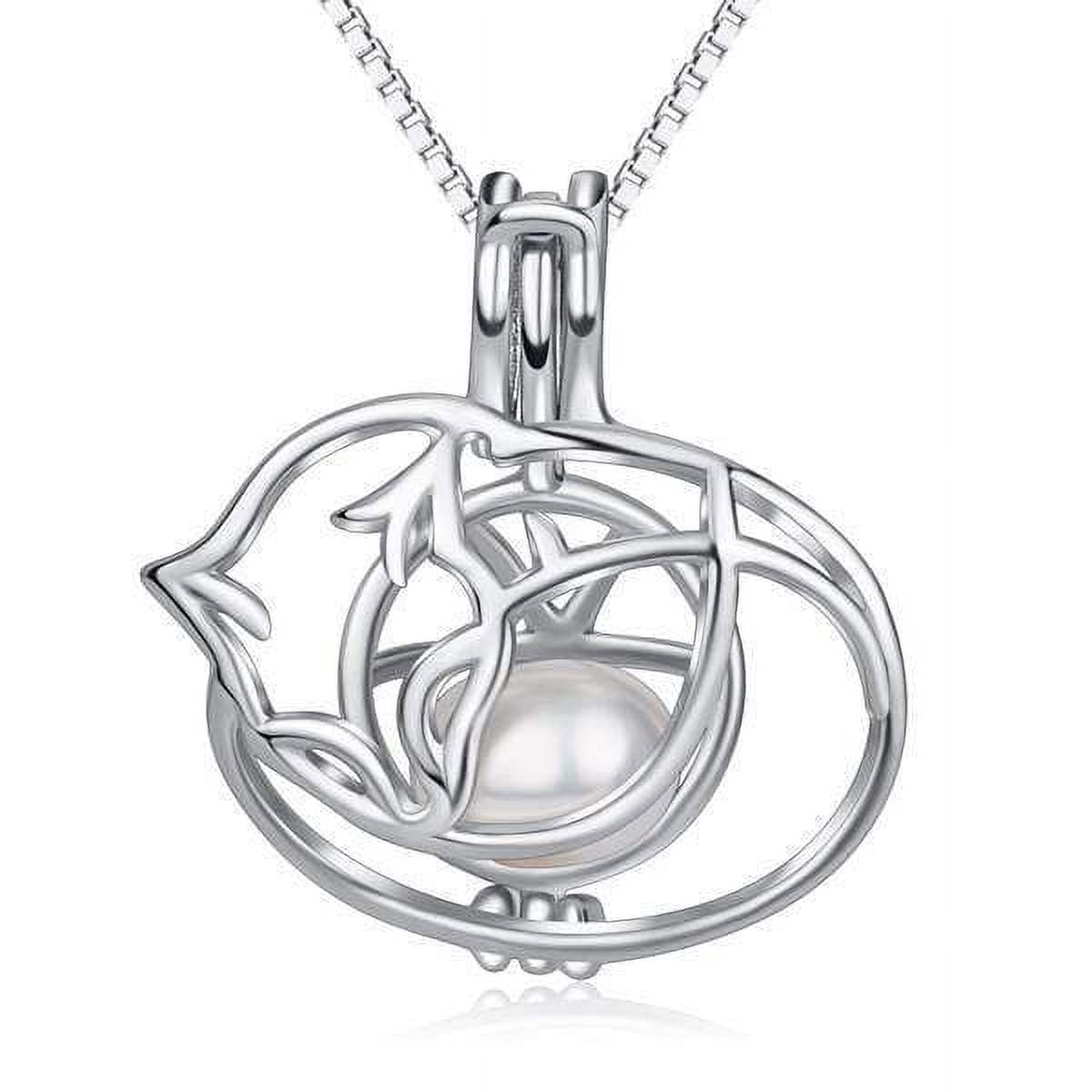 Pearl Cage Necklace Pendant Lockets Essential Oil Diffuser Lotus Provides  Silver Plated Silver Plus Your Own Pearl Makes It More Attractive From  Towardsthe, $6.53 | DHgate.Com