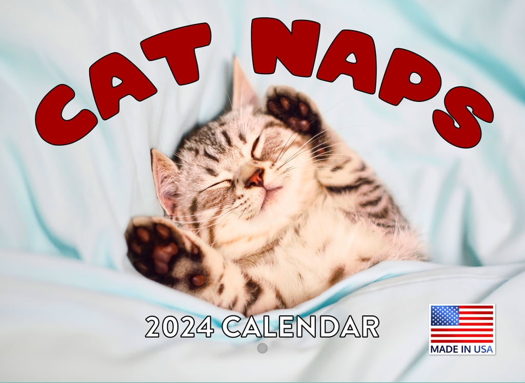 Cat Naps 2024 Wall Calendar
