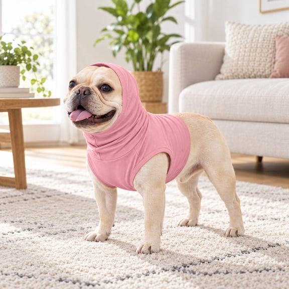 Cat & Dog Surgery Recovery Suit, Pet Neck Protector Wound Cover, Surgical Wrap for Cat Ear Hematoma