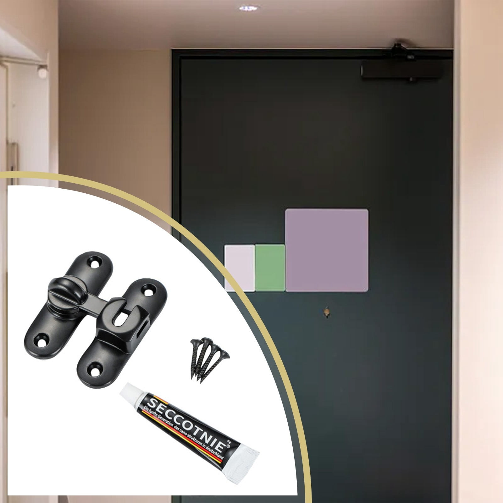 Cat Office Alarm Door Handle Door Knob Stopper Hotel Door Locks