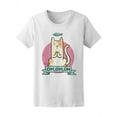 thumbnail image 1 of Cat Om With Fish Cartoon T-Shirt Women -Image by Shutterstock, Female Small, 1 of 2