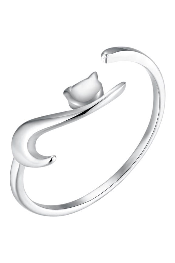 Cat Open Ring Cat Adjustable Ring Cat Animal Ring Cute Cat Ring Women Open Ring