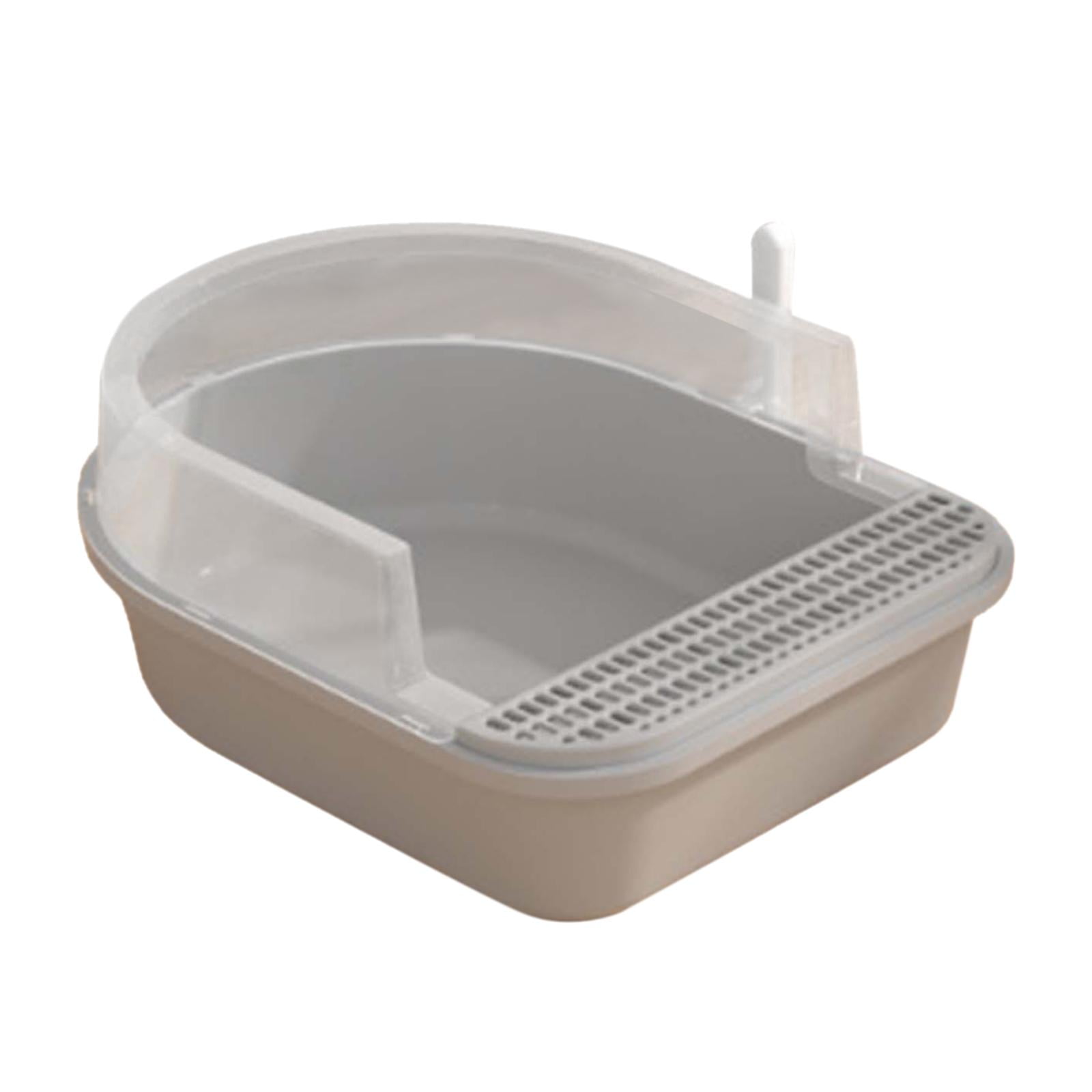 Cat Open Top Pet Litter Tray Durable Anti Splashing High Sided Kitten