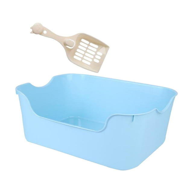 Cat , Open Top Pet Litter Tray Sand Box Container, Kitten Toilet