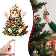 thumbnail image 1 of Cat Ornaments, Cute Orange Cat Christmas Tree Acrylic Hanging Ornament,Whimsical Pet Xmas Decor for Cat Lovers, Holiday Tree Mantel Wreath Home Decoration, 1 of 7