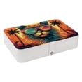 thumbnail image 1 of Cat PU Leather Bracelet Holder Jewelry Organizer Box with Removable Compartment - Portable Organize Storage Case, 1 of 6