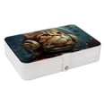 thumbnail image 1 of Cat PU Leather Jewelry Display Box with Removable Compartment, Portable Necklace and Bracelet Holder, 1 of 6