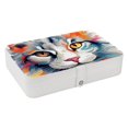 thumbnail image 1 of Cat PU Leather Necklace Holder with Removable Compartment, Portable Display Case and Decorative Box - Jewelry Organizer, 1 of 6