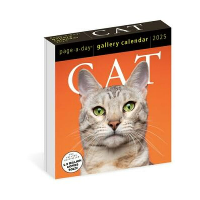 Cat PageADay(r) Gallery Calendar 2025 A Delightful Gallery of Cats