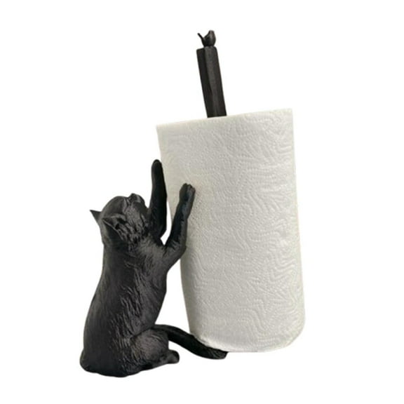 Cat Paper Towel Holder,Countertop Holder,Cat Organizer,Cat Stand for Kitchen Decoration B