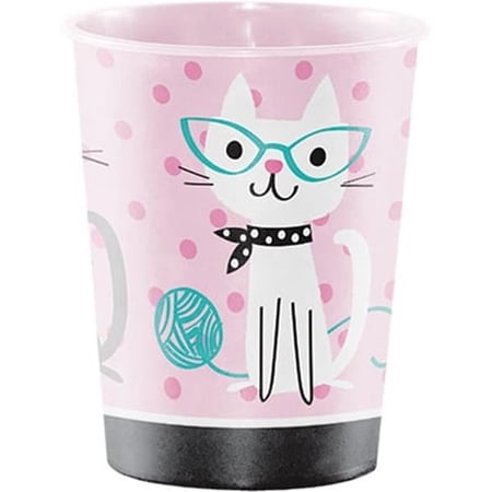 Cat Party Plastic Keepsake Cup, 1 pk