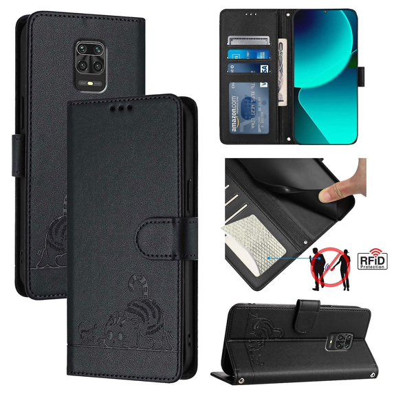 Cat Pattern Case For Note 9 Pro 4G