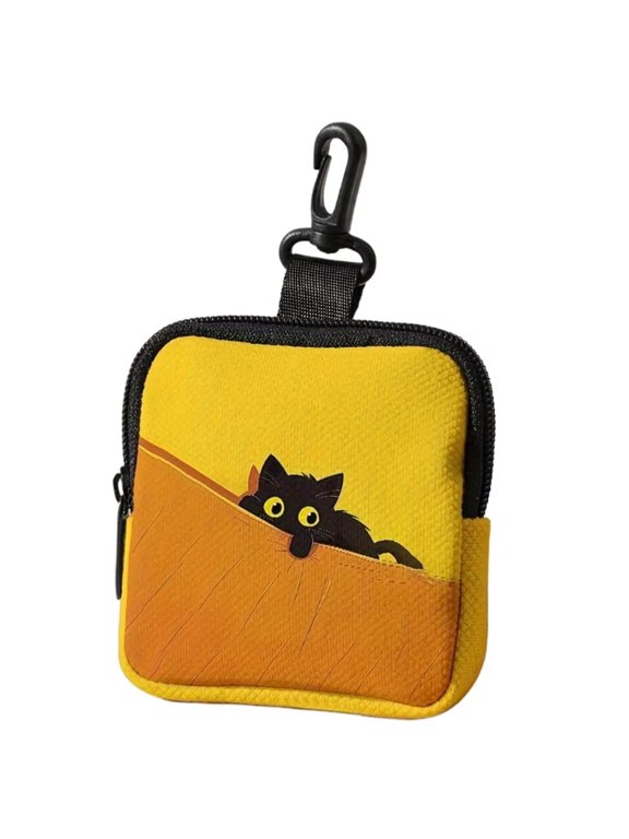 Cat Pattern Coin Wallet Large Capacity Zero Wallet Key Earphone Storage Bag