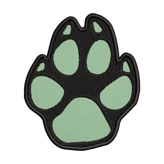 Cat Paw Embroidered DIY Iron on or Sew-on Decorative Patch Badge Emblem Appliques Pet Animal Love Zoo Aquarium Series