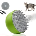 Cat Paw / Lemon Dual-Style Optional 3-in-1 Electric Pet Steaming Brush ...