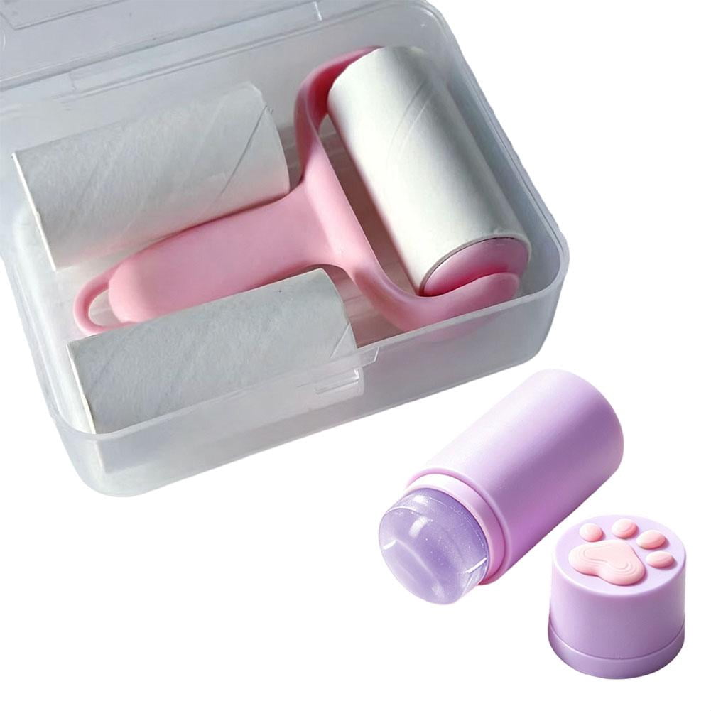 Cat Paw Nail Art Silicone Stamper, Clear Jelly Stamper for French Tips ...