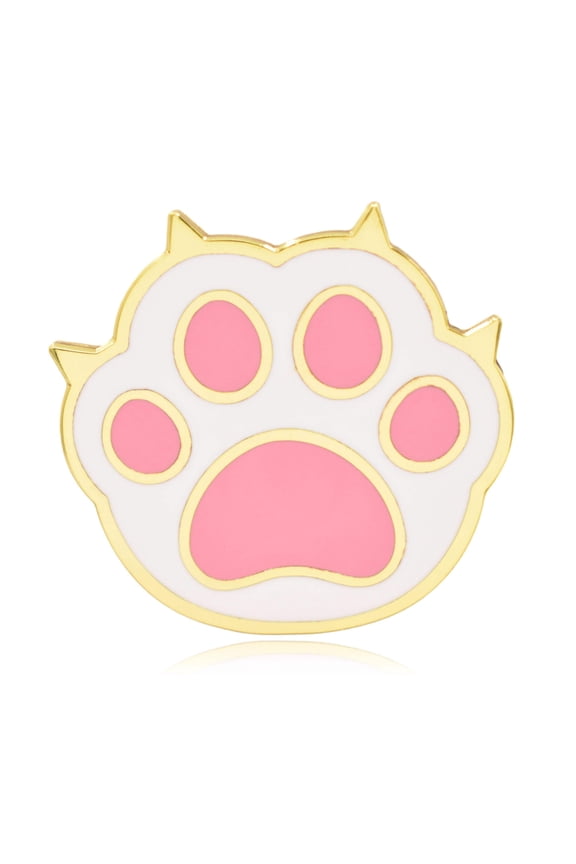 Cat Paw Print Hard Enamel Pin | Clayton Jewelry Labs