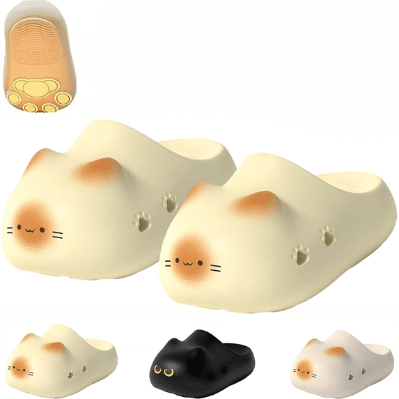 Cat Paw Print Shoe Summer— Adorable Cat Paw Design: Extra-Thick ...