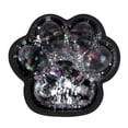 thumbnail image 1 of Cat Paw Squishy Squeeze Toy with Silver Glitter, 1 Pack, Starry Sky Design, for Adults and Kids, Relaxation Toy, 1 of 3