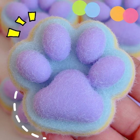 Cat Paw Squishy Toy | Slow-Rise Stress Relief | Soft & Durable | Cute Decompression Gift