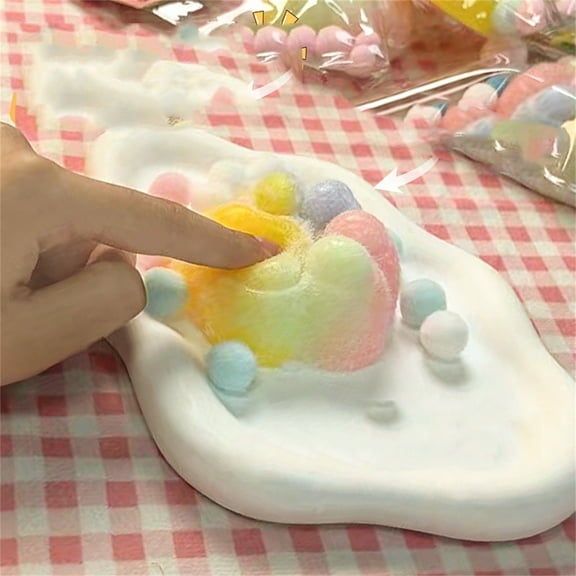 Cat Paw Squishy Toys, Handmade Taba Squishy Big Cat Paw Silicone Squeeze Toys, Furry Cat Paw Squishy Toys for Stress Relief Fidget Toys