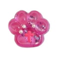 thumbnail image 1 of Cat Paw Squishy Toys,Stress Relief Toys,Cute Pink Paw-Shaped Resin Mold with Cross and Pearls for DIY Crafting, Jewelry Making, and Home Decor Projects, 1 of 3