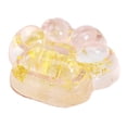 thumbnail image 1 of Cat Paw Squishy with Slow Rising Glitter Design, 1 Piece, Yellow, for Relaxation, Squeeze Toy, 1 of 4