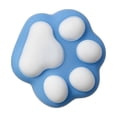 thumbnail image 1 of Cat Paw Squishy with Soft Silicone Design, Blue and White, for Kids and Adults, Relaxation Toy, 1 of 5