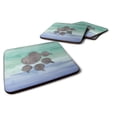 thumbnail image 1 of Cat Paw Watercolor Foam Coaster Set of 4, 1 of 3