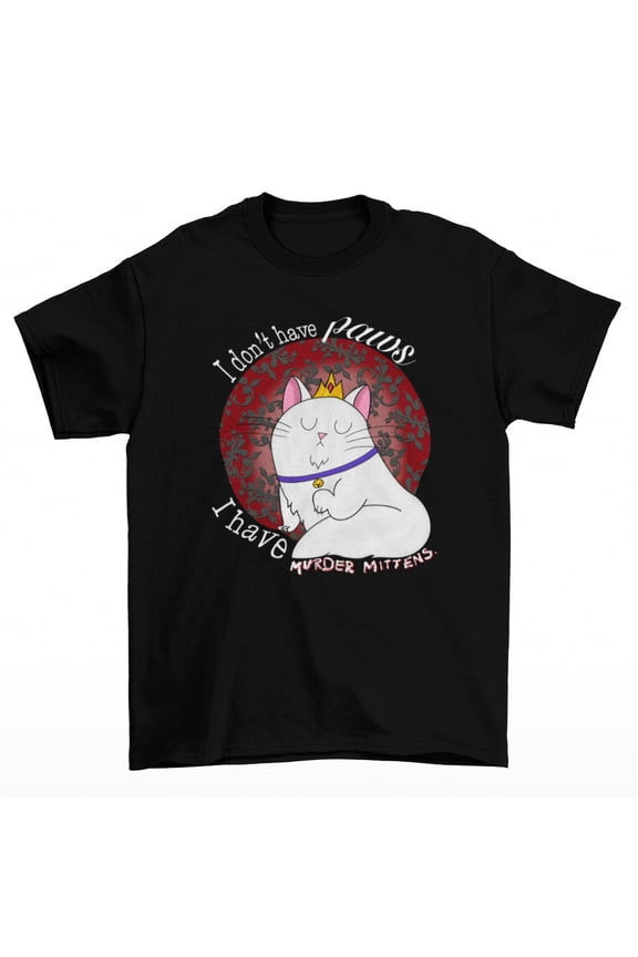 Cat Paws T-Shirt Unisex Cotton TV Sizes Kitty Meow Adorable Mittens Biscuits New