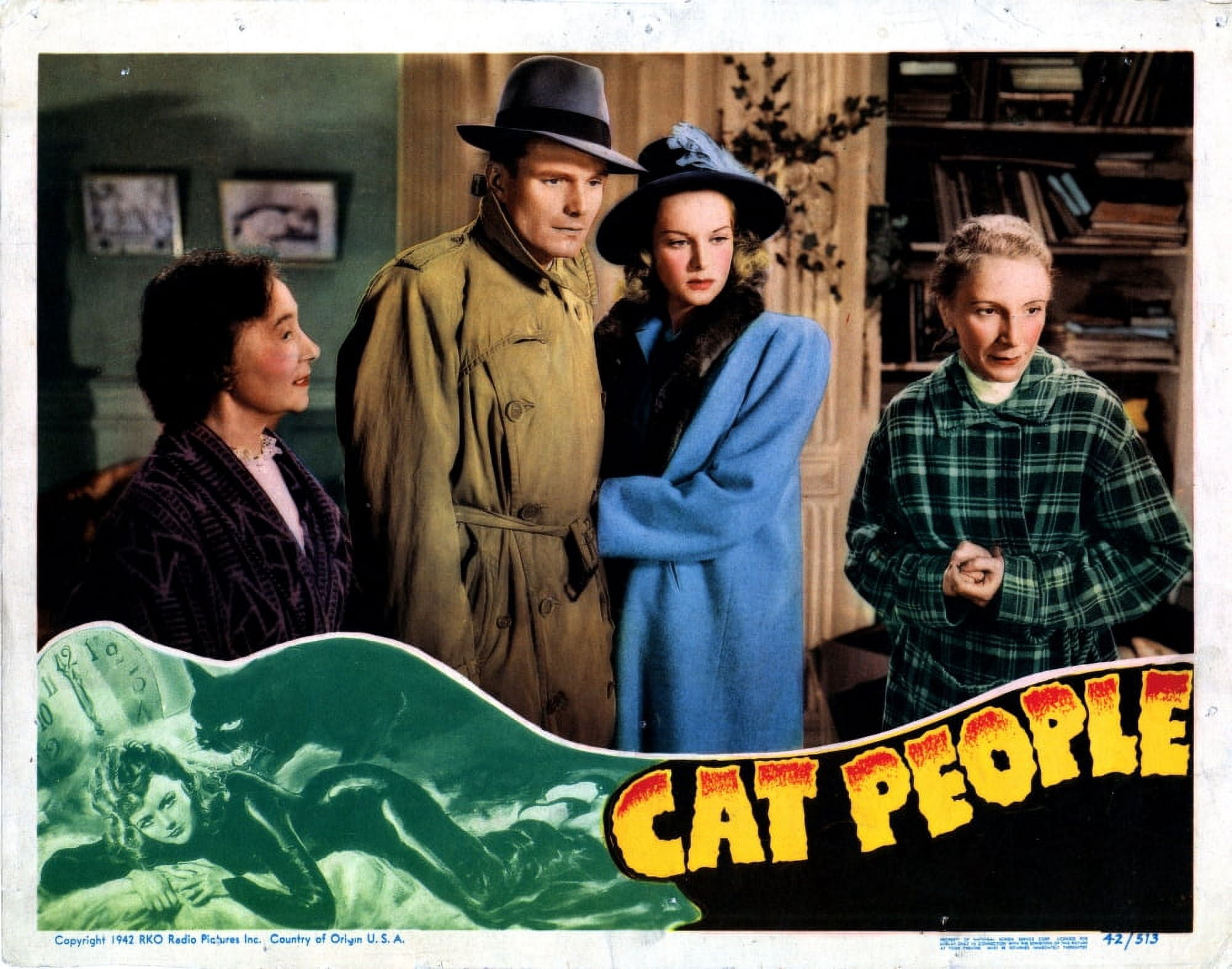 Cat People Canvas Art - (28 x 22)
